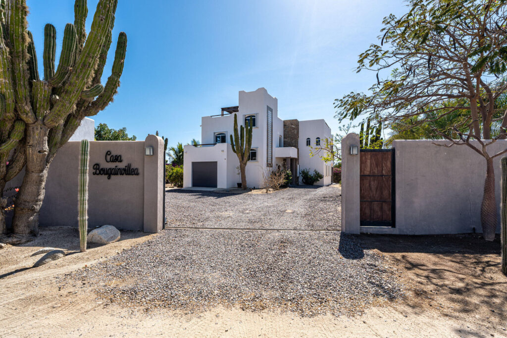 Los Cabos Ciruelos Located in one of the most desirable areas of Cabo San Lucas, this elegant home is set within a quiet gated community and offers the perfect balance of comfort and style. With 5 spacious bedrooms, each with its own full bathroom, plus a large studio that can serve as an office or extra living space, this property is ideal for families and entertaining. The modern kitchen with pantry connects seamlessly to the living and dining areas, opening onto a private terrace with pool. A service room with bathroom and a covered, enclosed 2-car garage provide convenience and functionality. Just minutes from downtown, beaches, schools, and shops, this home offers not only space and privacy, but an exceptional lifestyle in Cabo. All transactions will be carried out through escrow. The initial payment upon signing the contract will be 35% as a down payment. Subsequent payments will be made according to construction progress. Sales commissions will be disbursed from escrow once the buyer completes the 35% down payment. – Casa Bougainvillea, Pacific, Pacific, BS