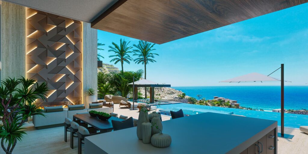 Los Cabos Ciruelos Located in one of the most desirable areas of Cabo San Lucas, this elegant home is set within a quiet gated community and offers the perfect balance of comfort and style. With 5 spacious bedrooms, each with its own full bathroom, plus a large studio that can serve as an office or extra living space, this property is ideal for families and entertaining. The modern kitchen with pantry connects seamlessly to the living and dining areas, opening onto a private terrace with pool. A service room with bathroom and a covered, enclosed 2-car garage provide convenience and functionality. Just minutes from downtown, beaches, schools, and shops, this home offers not only space and privacy, but an exceptional lifestyle in Cabo. All transactions will be carried out through escrow. The initial payment upon signing the contract will be 35% as a down payment. Subsequent payments will be made according to construction progress. Sales commissions will be disbursed from escrow once the buyer completes the 35% down payment. – Querencia Colinas 75, San Jose Corridor, San Jose Corridor, BS